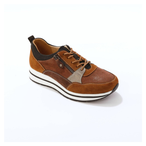 Tenisky na klínku, se zipem a tkaničkami Blancheporte