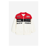 H & M - Závodní bunda's potiskem - bílá
