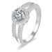 MOISS Stylový třpytivý prsten ze stříbra Serafina R00027