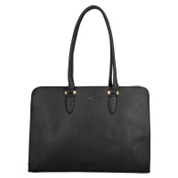Luxusní dámská koženková kabelka Miriam, černá