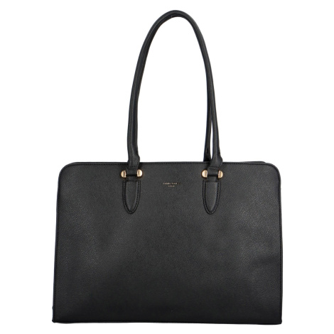 Luxusní dámská koženková kabelka Miriam, černá David Jones