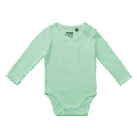 Neutral Kojenecké body s dlouhým rukávem NE11130 Dusty Mint