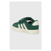 Dětské semišové sneakers boty adidas VL COURT 3.0 CF I zelená barva