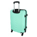 Cestovní kufr Travel Green, zelená L