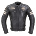 W-TEC Milano Pánská kožená bunda černá