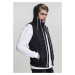 Small Bubble Hooded Vest - blk/wht