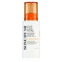 Some By Mi V10 Hyal Antioxidant Sunscreen intenzivní zklidňující a ochranný krém SPF 50+ 40 ml