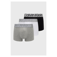 Boxerky Calvin Klein Underwear (3-pack) pánské, bílá barva, 000NB3130A