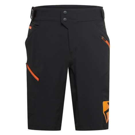 ZIENER Sportovní kalhoty 'NONUS' černá / oranžová