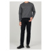 AC&Co / Altınyıldız Classics Men's Black Extra Slim Fit Slim Fit Riss Cotton Flexible Denim Jean