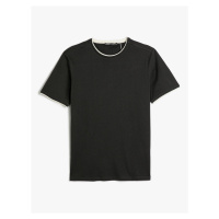 Koton Basic Cotton T-Shirt. Crew Neck Short Sleeved.