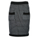 Karl Lagerfeld boucle knit skirt ruznobarevne