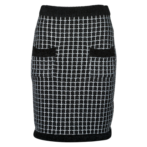 Karl Lagerfeld boucle knit skirt ruznobarevne