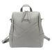 Dámský kožený batoh MiaMore 01-047 šedý