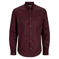 Jack&Jones Pánská košile JPRBLACARDIFF Slim Fit 12201905 Winetasting