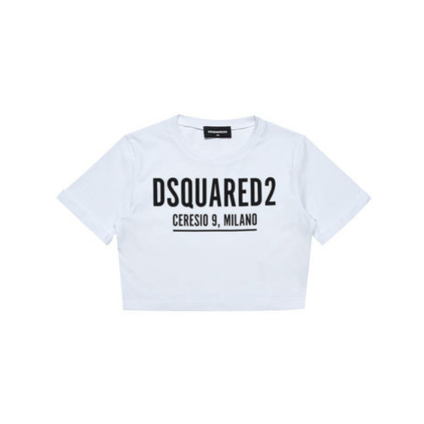Tričko dsquared t-shirt bílá Dsquared²