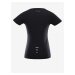 Černé dámské rychleschnoucí tričko ALPINE PRO BASIKA