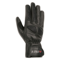 A-PRO BRONX kožené rukavice černá