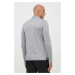 Bavlněné tričko s dlouhým rukávem BOSS šedá barva, 50485162
