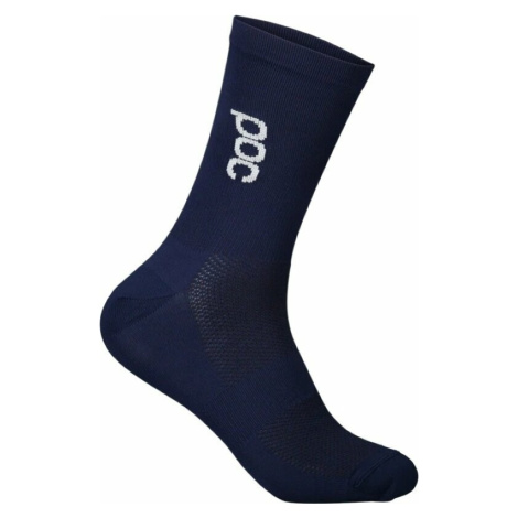 POC Soleus Lite Mid Sock Turmaline Navy M Cyklo ponožky