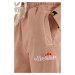 Bavlněné tepláky Ellesse Taran Cropped Jog růžová barva, medium waist, SGM14012-PINK