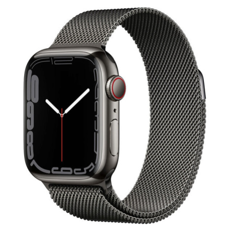 Apple Apple Watch Series 7 GPS + Cellular 41mm Graphite Steel, Milanese Loop