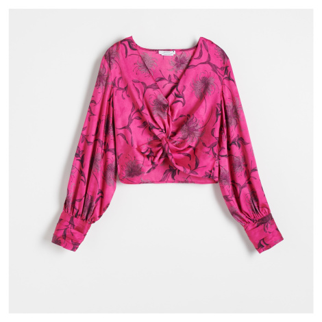 Reserved - Košile s vazačkou - Růžová