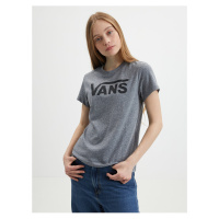 Šedé dámské žíhané tričko VANS Flying V Crew