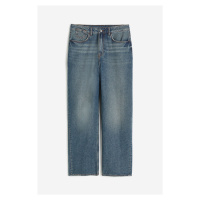 H & M - Baggy Low Jeans - modrá
