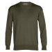 pánský merino svetr ICEBREAKER Mens Nova Sweater Sweatshirt, Loden (vzorek)