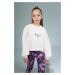 DEFACTO Girl's Crew Neck Printed Sweatshirt