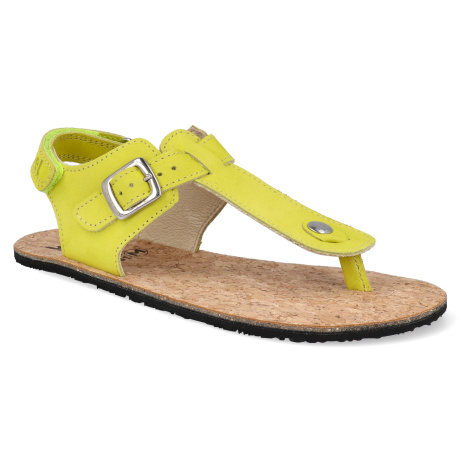 Barefoot sandály Koel - Abriana Napa Lime zelené Koel4kids