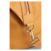 TRAVEL BAG GANT UNISEX. SLOUCHY LEATHER BAG SUGAR ALMOND