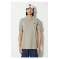 Bavlněné polo tričko Fred Perry Plain Fred Perry béžová barva, M6000.U84