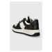 Kožené sneakers boty Tommy Jeans TJM BASKET WL černá barva, EM0EM01287