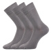 Lonka Eli Unisex ponožky - 3 páry BM000000575900100415 světle šedá