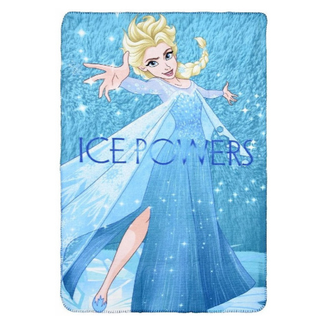 Elsa ledové království modrá fleecová deka