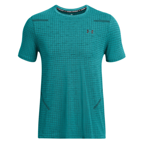 Seamless Grid SS | Circuit Teal/Black Under Armour