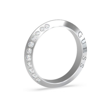 Guess Módní ocelový prsten se zirkony Perfect JUBR02188JWRH 52 mm