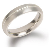Boccia Titanium Titanový snubní prsten s diamanty 0130-03 54 mm
