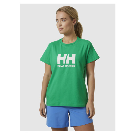 Zelené dámské tričko HELLY HANSEN HH Logo T-Shirt 2.0