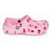 Crocs Classic VDay Clog K Růžová