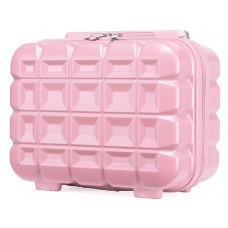 KONO malý toaletní kufřík na zavazadlo - 10L - růžový - ABS