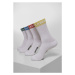 Urban Classics Short Sporty Logo Socks Coloured Cuff 4-Pack multicolor