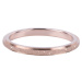 Troli Bronzový ocelový třpytivý prsten
