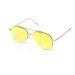Finmark F938 Fashion sluneční brýle, zlatá, velikost