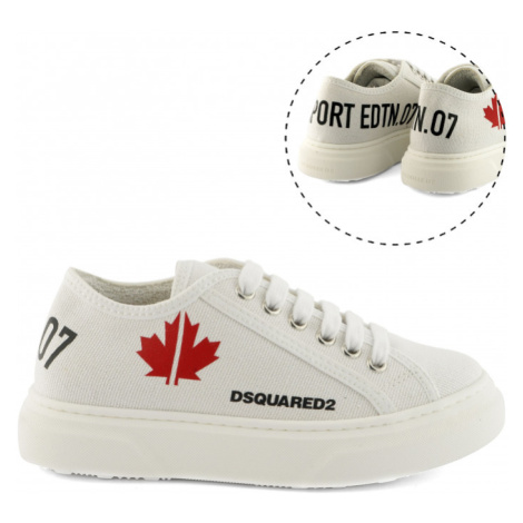 Tenisky dsquared2 sneakers maxi logo print bílá Dsquared²