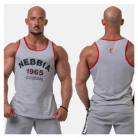 NEBBIA - Pánské tílko Mr. Olympia 193 (light grey) - NEBBIA