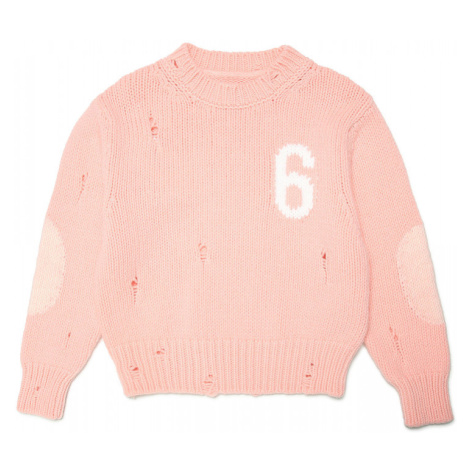 Svetr mm6 knitwear růžová