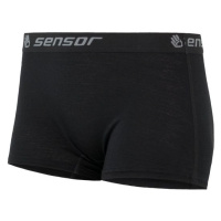 Sensor Merino Active - Kalhotky s nohavičkou Black